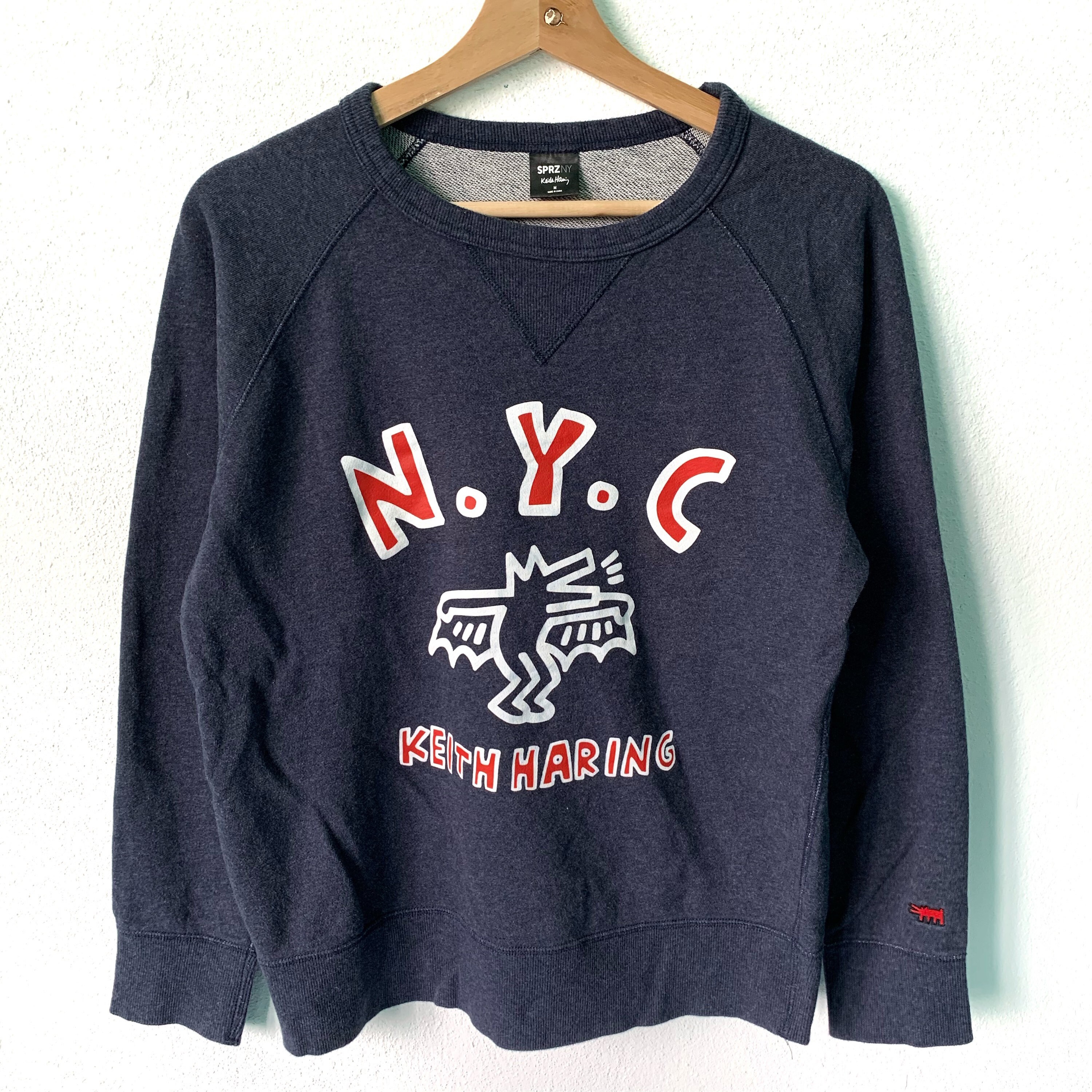 PICK Keith Haring Crewneck Pullover Keith Haring Sweater Big | Etsy