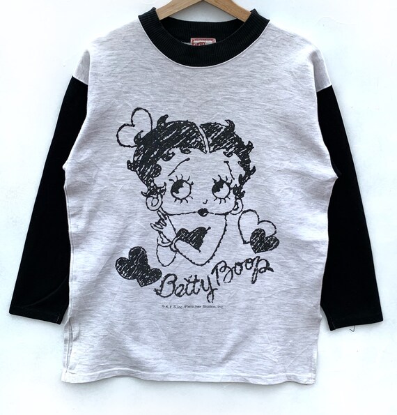 PICK!!! Vintage Betty Boop Crewneck Betty Boop Pul