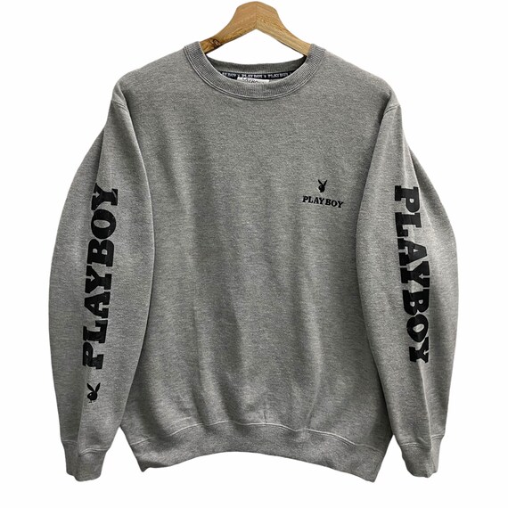 PICK Vintage Playboy Crewneck Jumper Playboy Sweater Big Back Logo