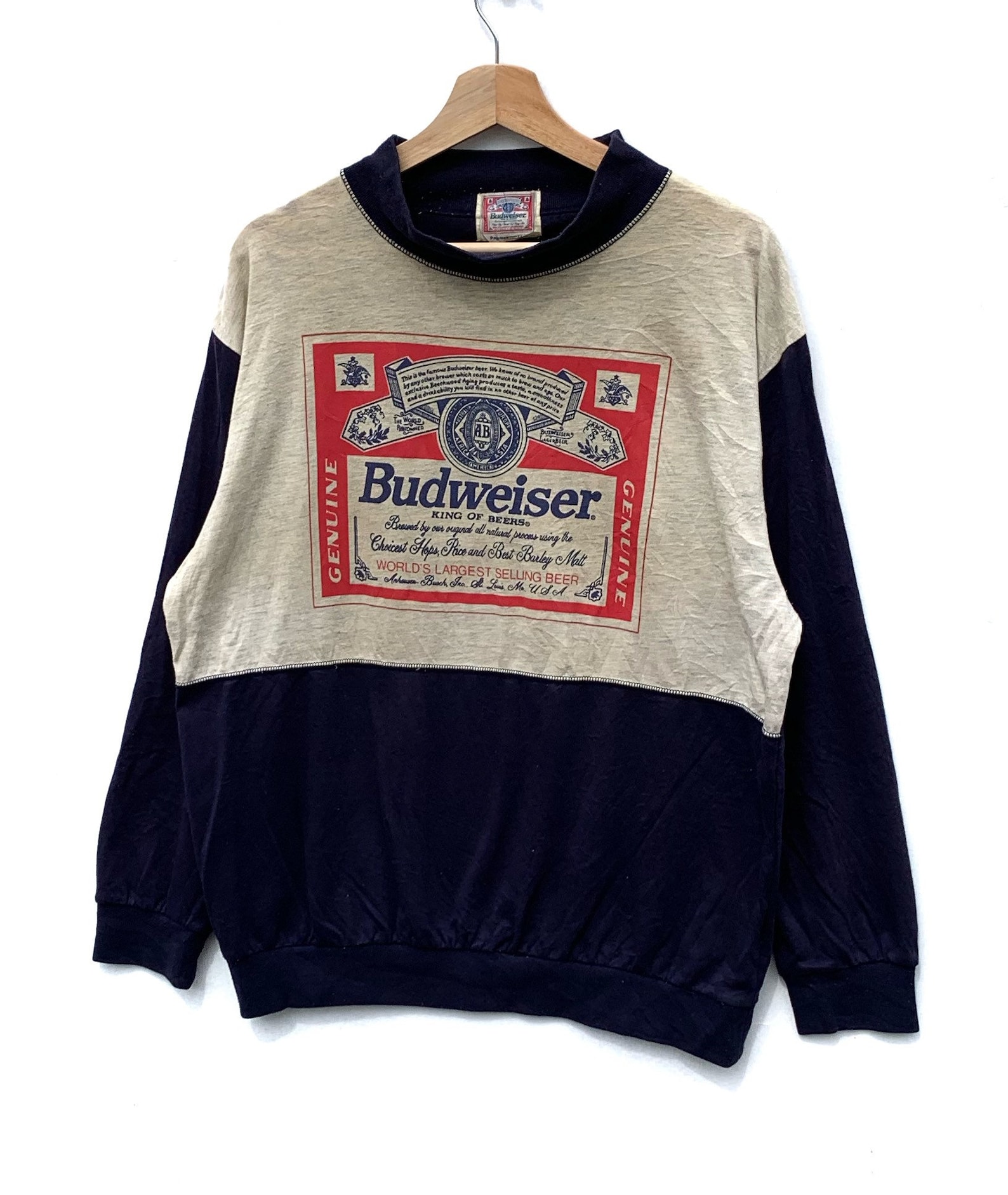 vintage budweiser sweater