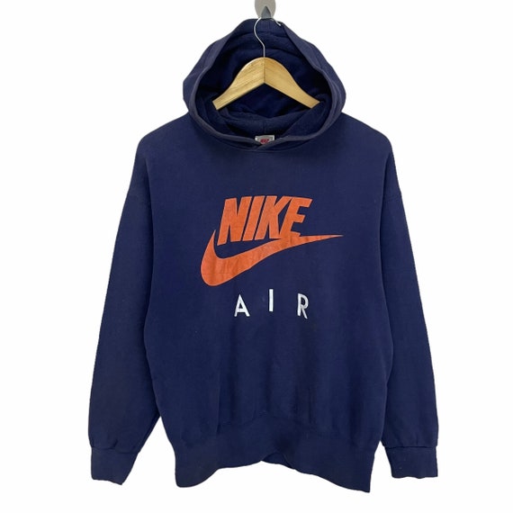 CHOIX vintage Nike Air Hoodie Sweat capuche avec logo central