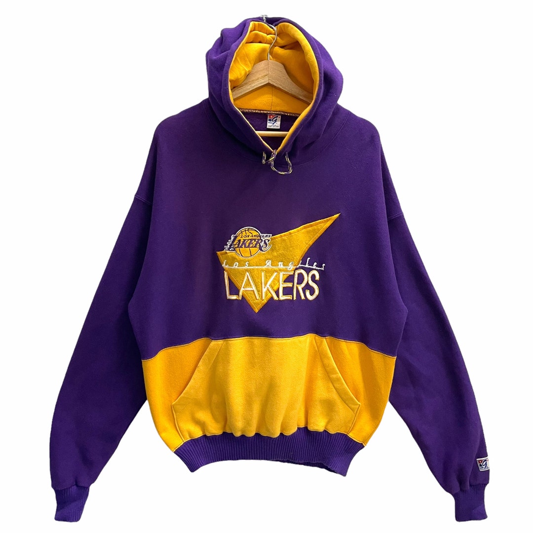 PICK Vintage Los Angeles Lakers Hoodie Made in USA Los Etsy