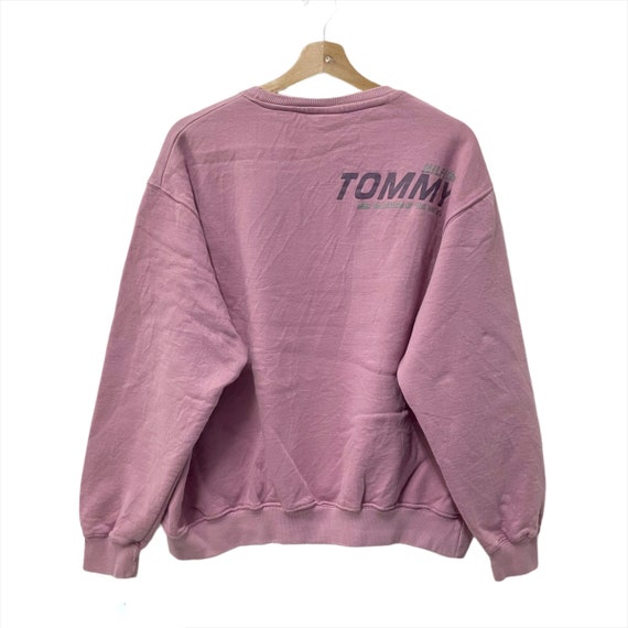 Vintage Tommy Hilfiger Grey Sweatshirt Women Size Large Tommy