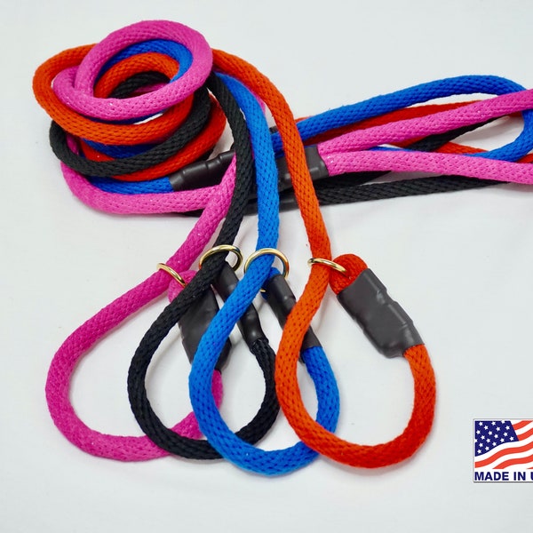 Slip Lead, Slip Leashes, kennel lead, show lead, collar leash