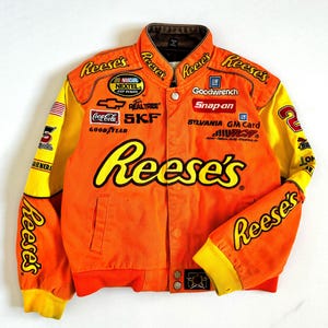 Vintage NASCAR Kevin Harvick Reese's Racing Jacket Kids L (9/10