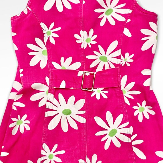 Vintage Retro Pop Floral Magenta Pink 2 Way Skort… - image 4