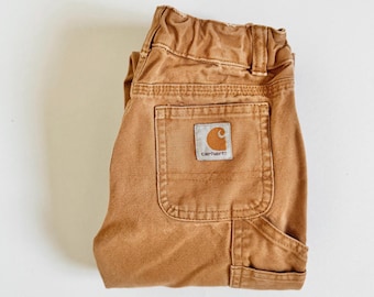 Pantalones Carhartt marrones usados, talla 5T