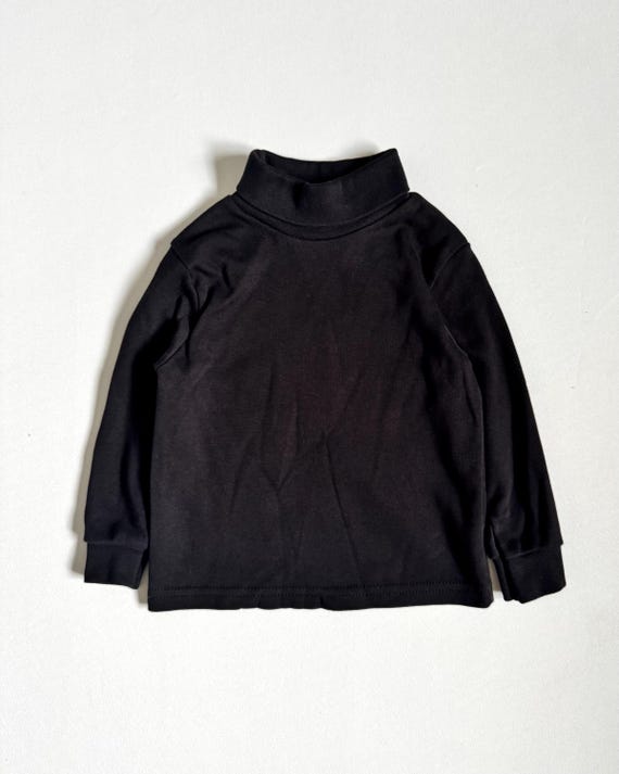Vintage Okie Dokie Black Turtleneck 2T