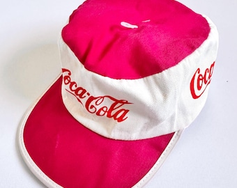 Vintage 60s 70s Coca-Cola Bucket Hat Canvas Coke It\'s the Real Thing Souvenir Rare Vintage 60s 70s Coke Coca Cola Bucket Hat Floppy It main image 2