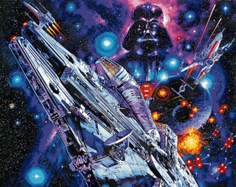 Millenium Falcon Cross Stitch Pattern