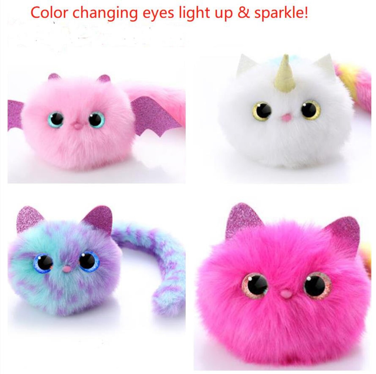 Pomsies Color Changing Eyes Toy Pet That Sings and Reacts to Etsy