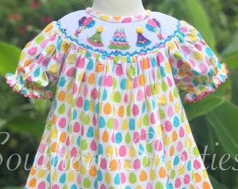 smocked first birthday dress