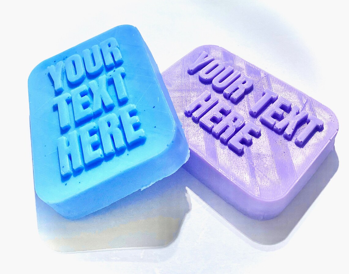 Soap Mold Custom Soap Bar Mold Logo Mold Custom Soap Mold Etsy