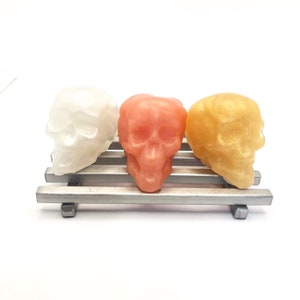 Mini Skull Gift Soap + OR Pumpkin Gift Novelty Soap(3)- Handmade, Vegetable Based, Paraben Free, Preservative Free, PG Free, Vegan Friendly
