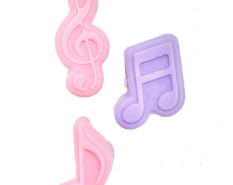 Music Note Wax Melts - Pink & Purple Pastel Soy Wax - Room Decor