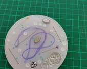 Resin sewing coaster . Great gift for sewer sewing machinest