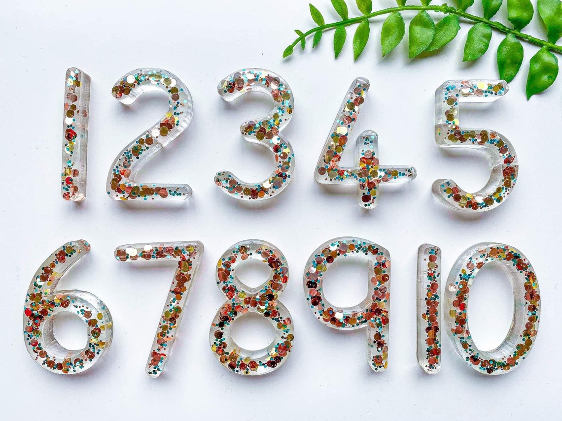 Extra large resin numbersresin numbers setpersonalised resin Etsy