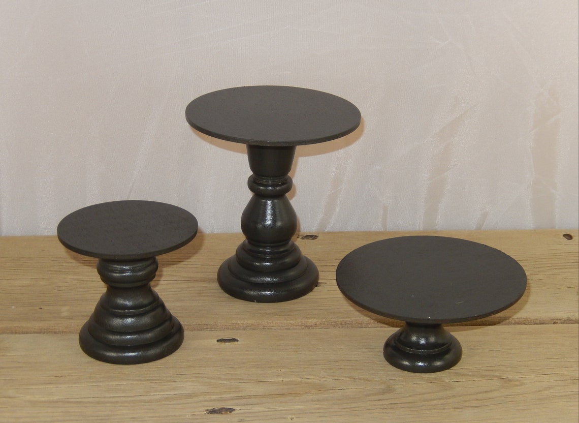 BLACK Pedestals/risers for Displays Risers for Small Items - Etsy