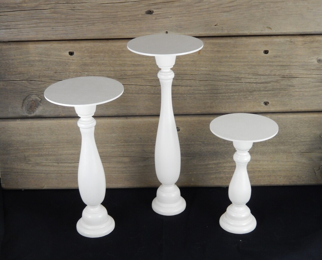 Ivory Tabletop Riser CREAM/IVORY- TALL Pedestals/risers for Displays, Risers for Small Items ...