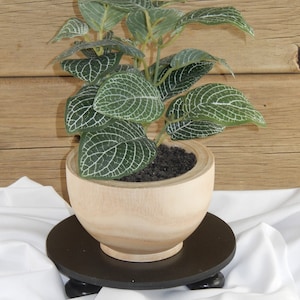 BLACK Pedestals/Risers/Stands for displays, 6&quot; diameter
