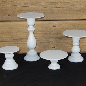 DOVE GRAY- Pedestales/elevadores para exhibiciones, elevadores para artículos pequeños, soportes de base