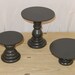 BLACK Pedestals/risers for Displays, Risers for Small Items, Base ...