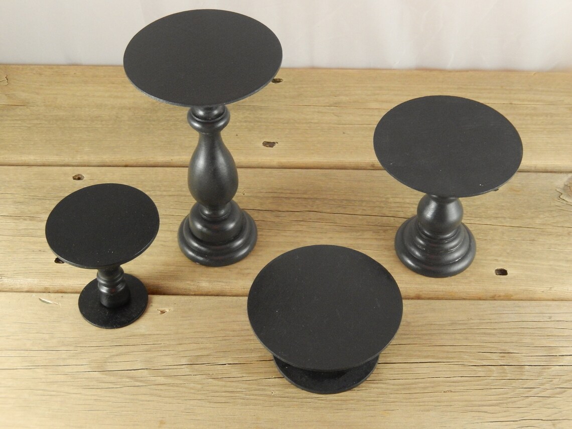 BLACK Pedestals/risers for Displays Risers for Small Items - Etsy