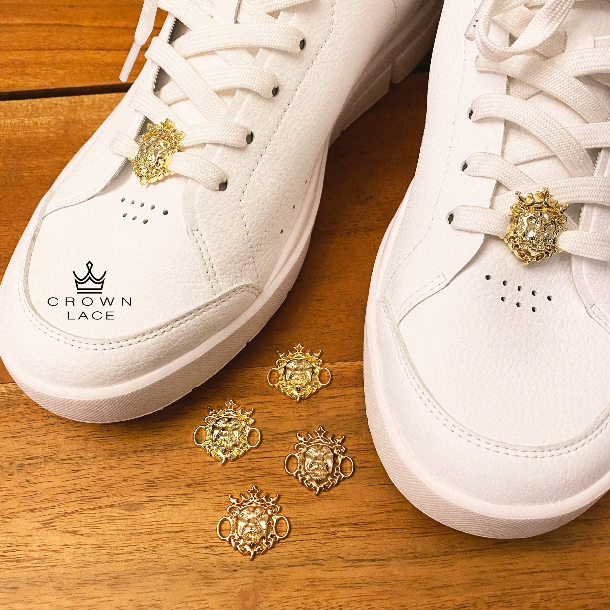 SHOE CHARMS GOLD SHOE CHARMS GOLD