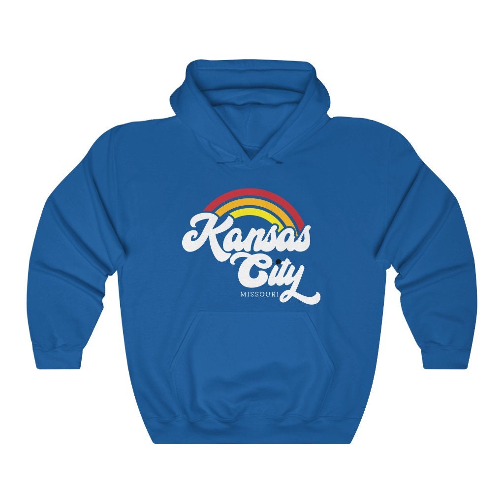 Kansas City Missouri Shirt Kansas City Football Kansas City Champs Kansas City Rainbow Unisex Heavy Blend Hoodie Sweatshirt