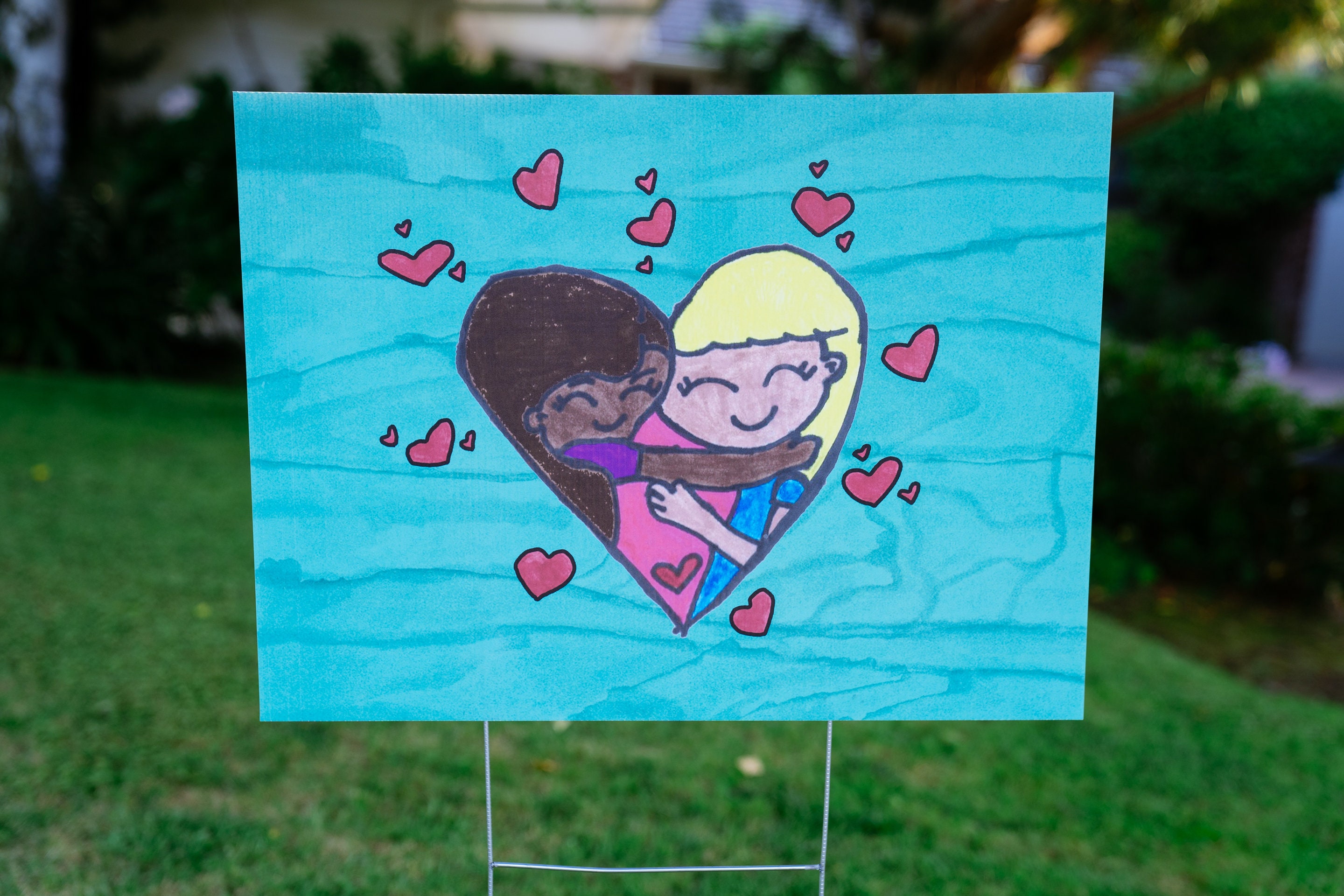 Signo de patio de igualdad de Alexa | Etsy