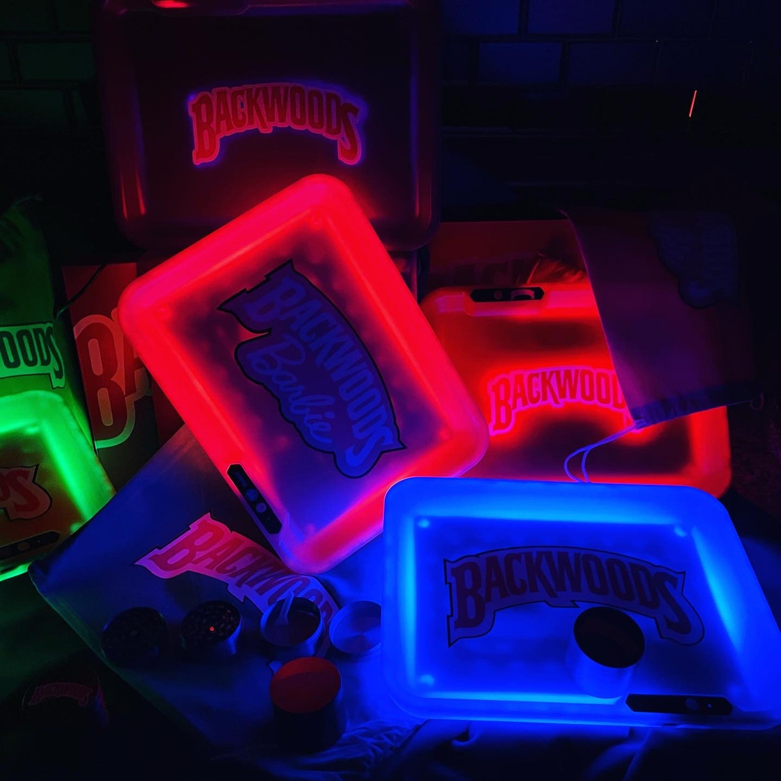 Light up Backwoods Rolling Trays Etsy