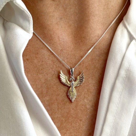 Phoenix Necklace Sterling Silver 