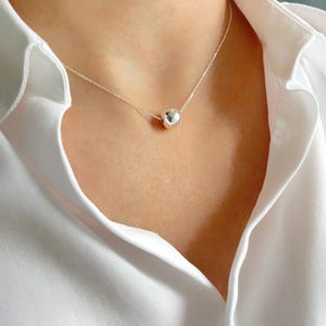 Silver Ball Necklace