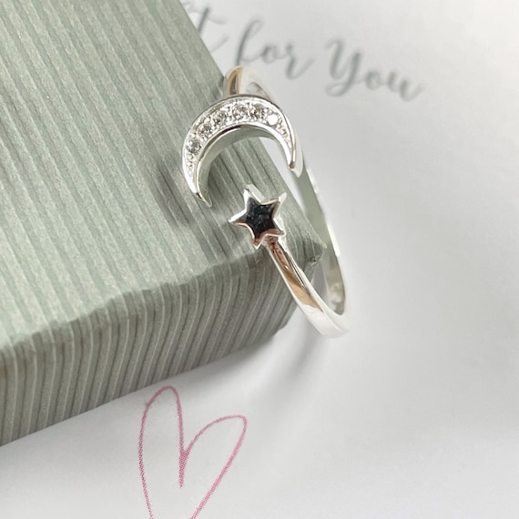 Bague lune et etoile new arrivals