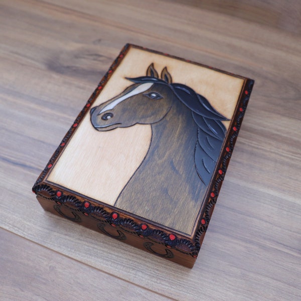 Horse keepsake box/horse gifts