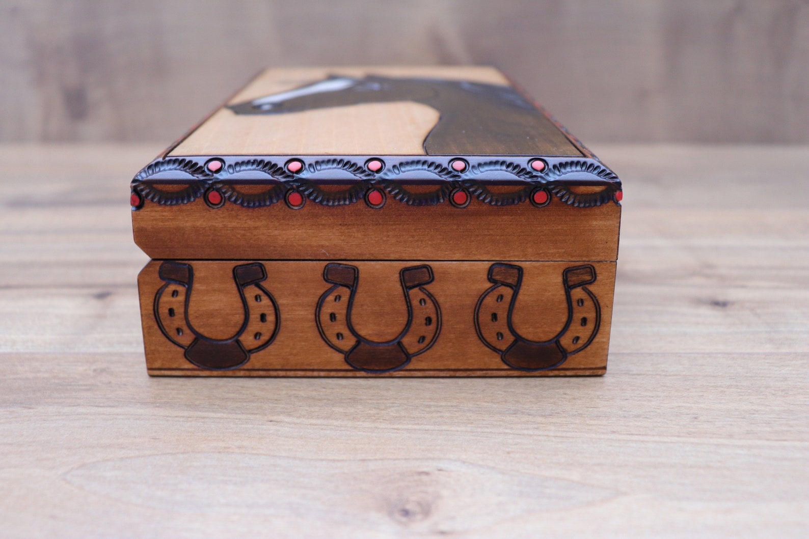 Horse Keepsake Box/jewelry Box/horse Gift Etsy