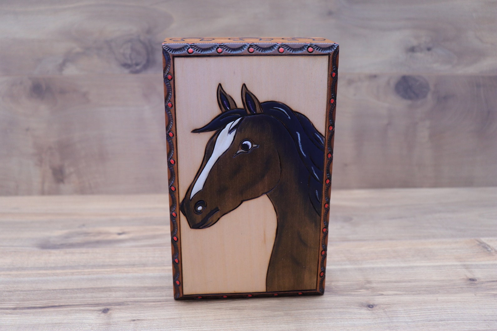 Horse Keepsake Box/jewelry Box/horse Gift Etsy
