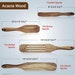 Handcrafted Spurtle for Culinary Excellence | 4 Piece Set - Etsy