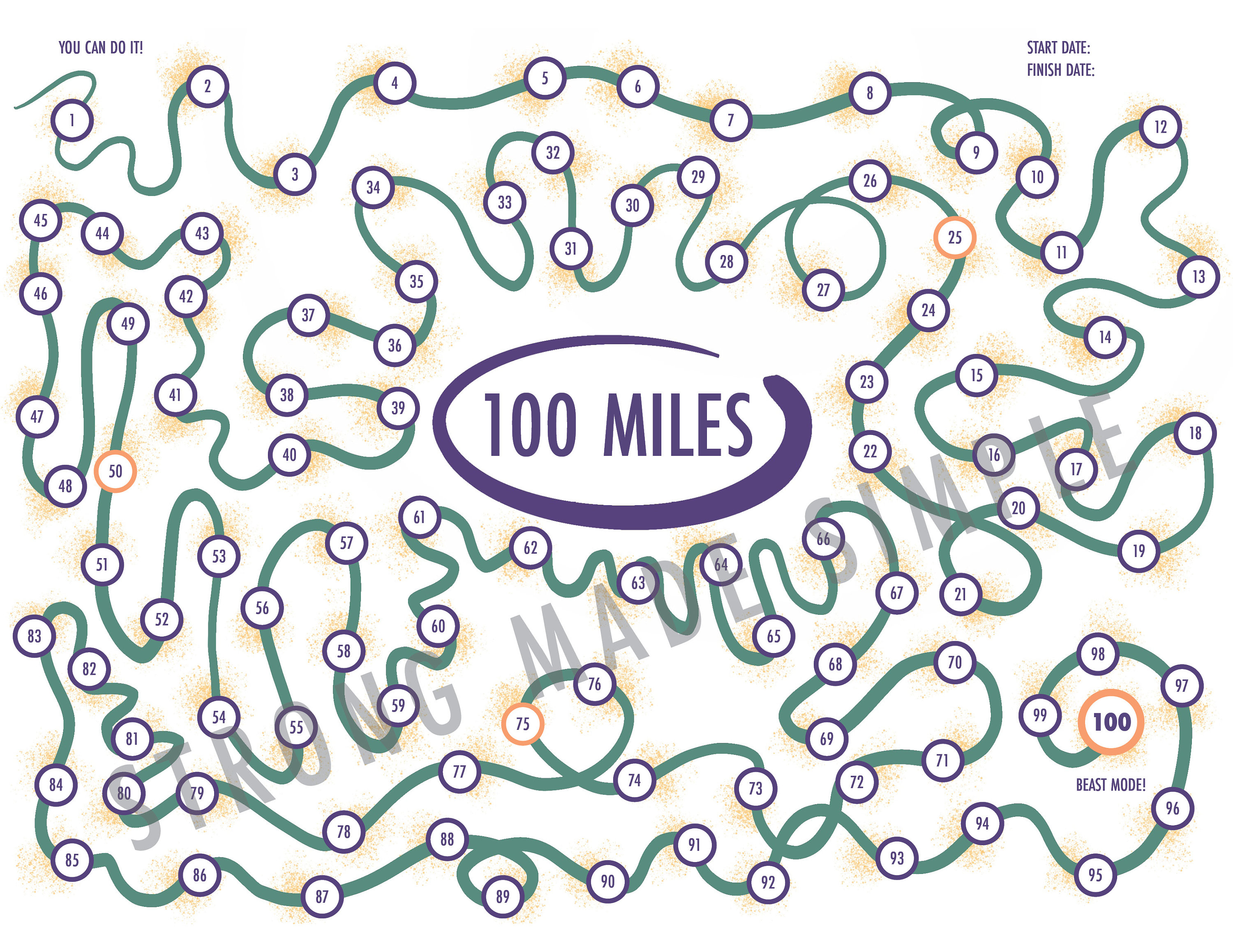 free-printable-100-mile-challenge-chart-printable-word-searches