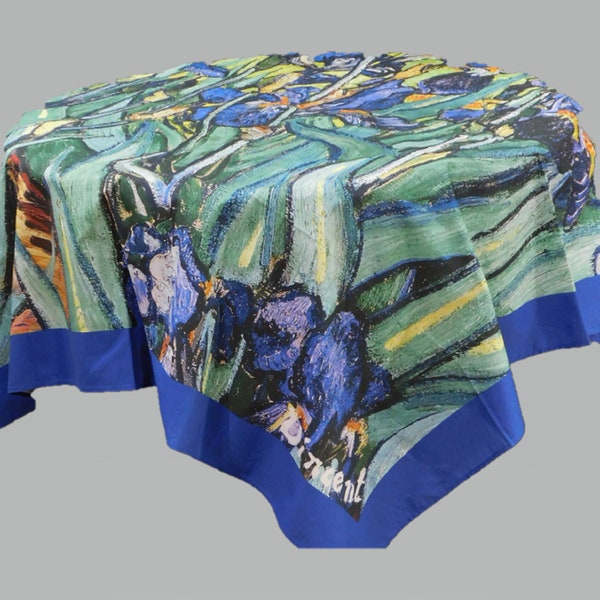 Van Gogh Iris 100% Cotton Tablecloth