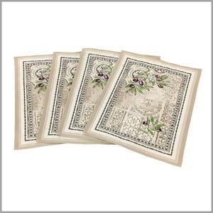 Citrus Roman Jacquard Tapestry Weave Placemats
