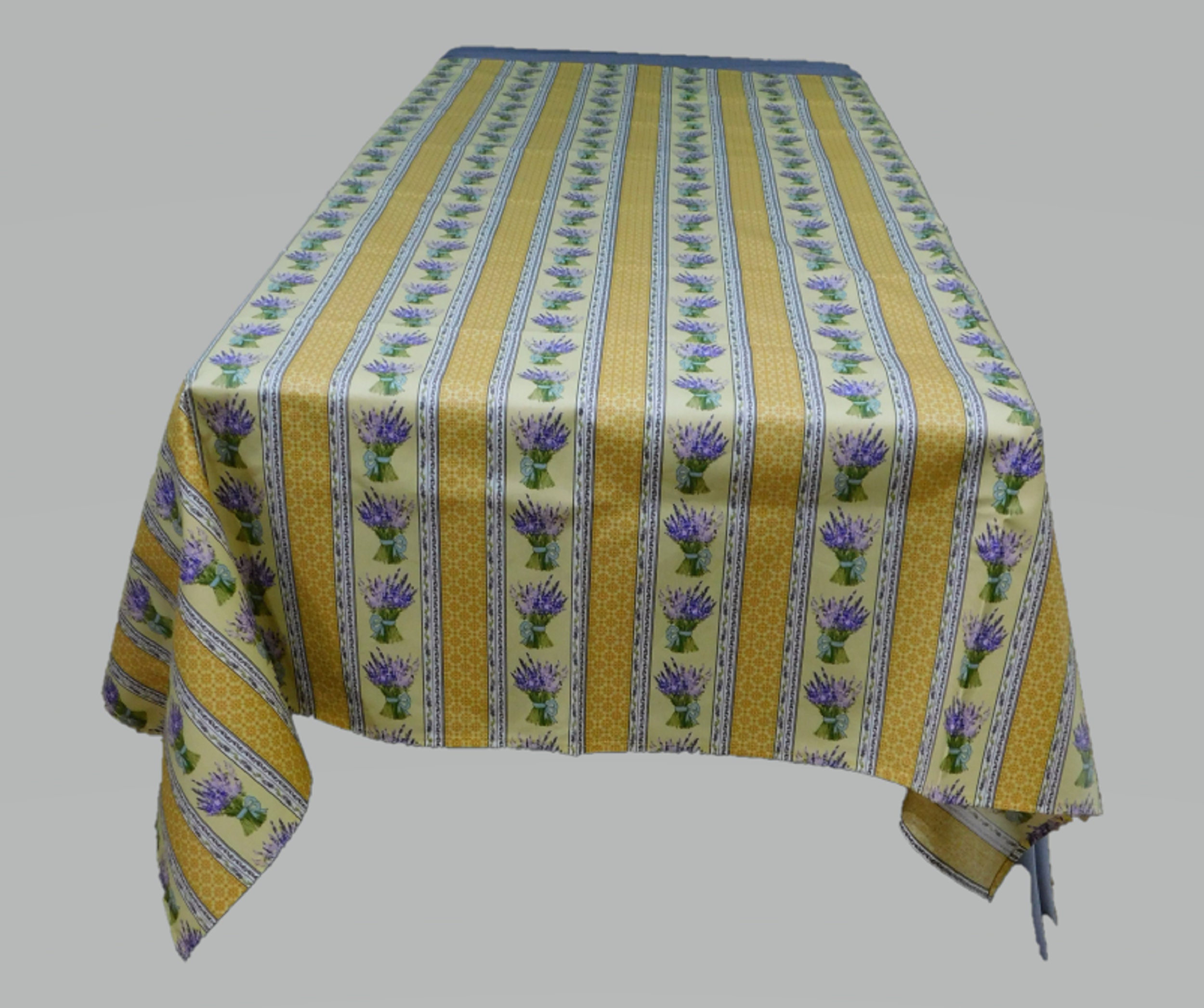Lavender Nouveau French Provencal Acrylic Coated Tablecloth Etsy