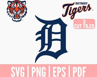Detroit Tigers Svg Etsy