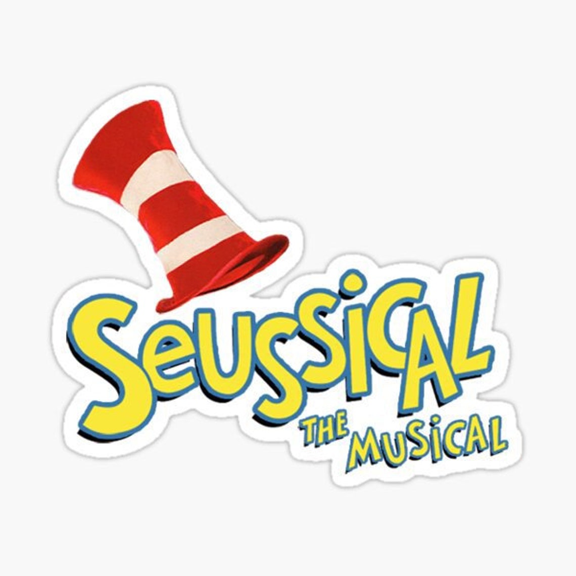 Seussical the Musical Sticker Etsy