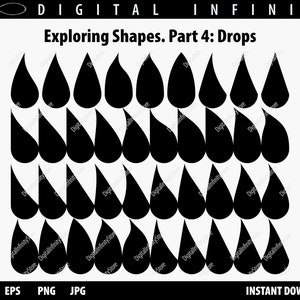 DROP Svg, BLOOD Drops Svg, TEARDROP Svg, File per Cricut