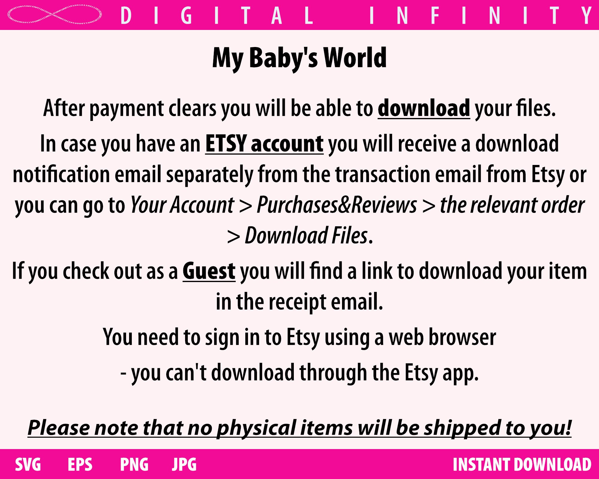 BABY SVG Bundle, Baby Shower, Newborn Symbols, Baby Icons, Baby Clipart ...