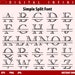 SPLIT FONT SVG, Split Monogram Svg, Split Alphabet Svg, Split Letters ...