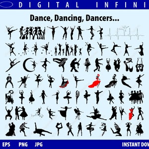 DANCE Svg, DANCING Svg, DANCERS Svg, Files for Cricut