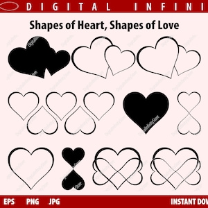 COEUR SVG, SAINT-VALENTIN SVG, Amour SVG, Cadeau d’amant SVG, Fichiers pour Cricut