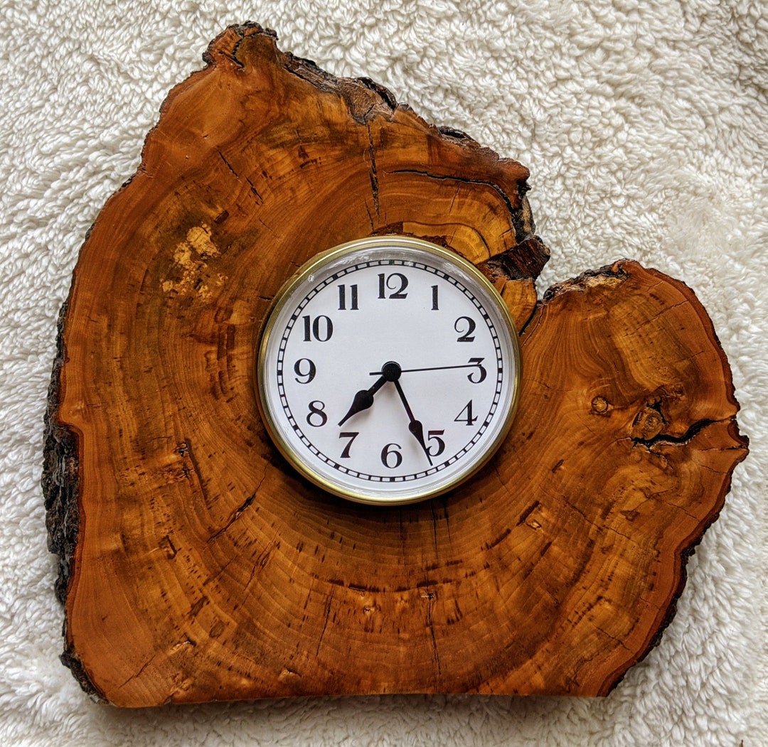 Custom Wood Clock Etsy